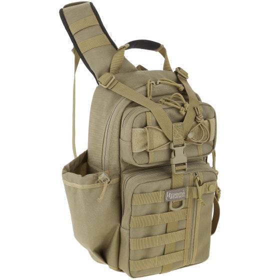 Mochila bandolera Maxpedition Stika en caqui