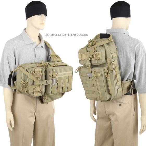 Mochila bandolera Maxpedition Stika en Caqui Foliage