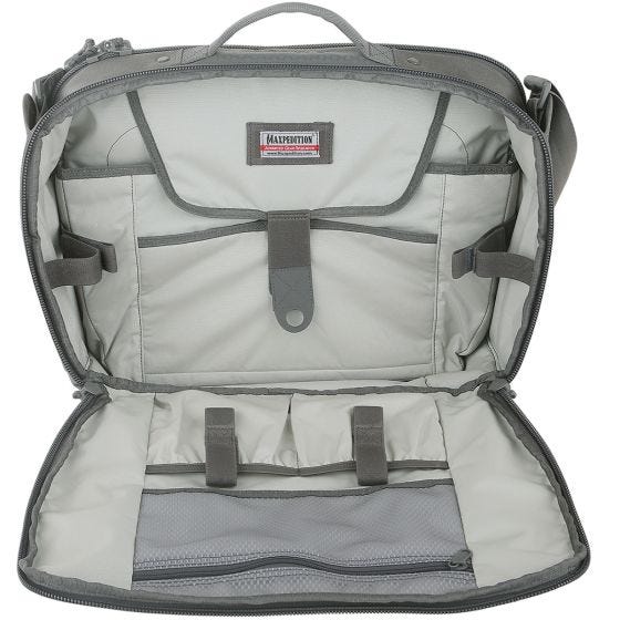 Bolsa bandolera Maxpedition Skyvale en gris