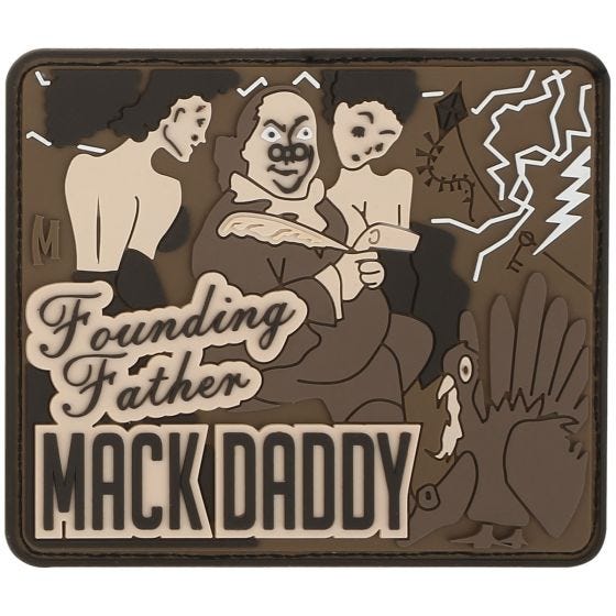 Parche Maxpedition Ben Franklin Mack en Arid