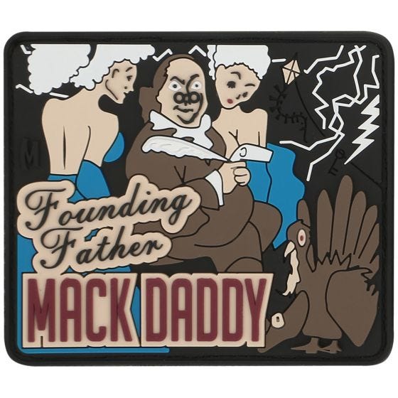 Parche Maxpedition Ben Franklin Mack a color
