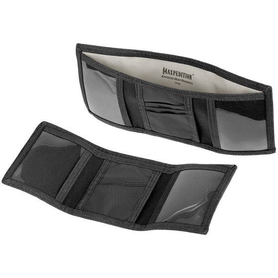Cartera plegable en tres secciones Maxpedition en negro