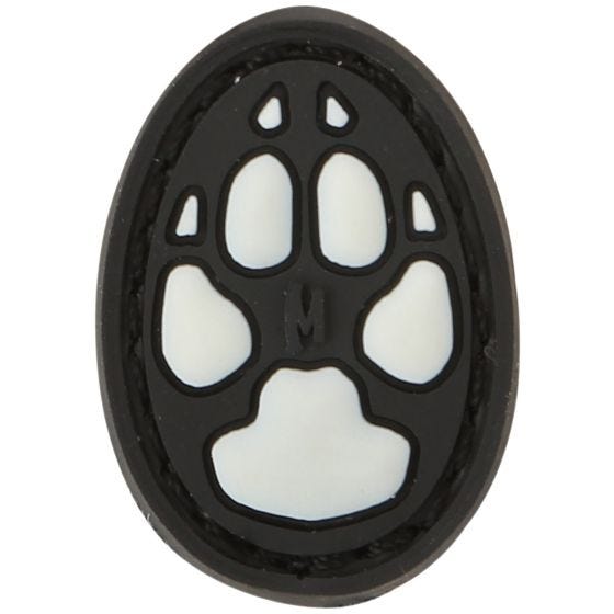 Parche con huella de perro Maxpedition 1" en fosforescente