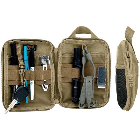 Organizador de bolsillo de uso diario Maxpedition E.D.C. en caqui