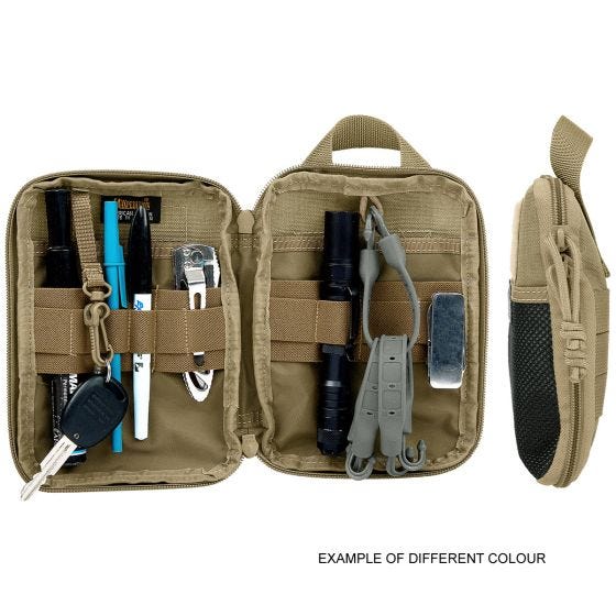 Organizador de bolsillo de uso diario Maxpedition E.D.C. en Wolf Gray