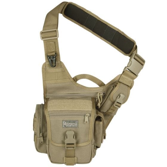 Bolsa bandolera Maxpedition Fatboy Versipack en caqui