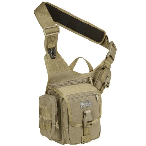 Bolsa bandolera Maxpedition Fatboy Versipack en caqui