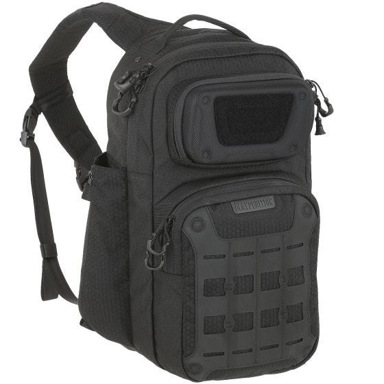 Mochila bandolera Maxpedition Gridflux en negro