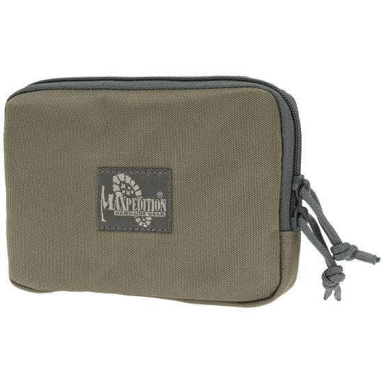 Organizador con cremallera gancho y bucle Maxpedition 5" x 7" en Caqui Foliage