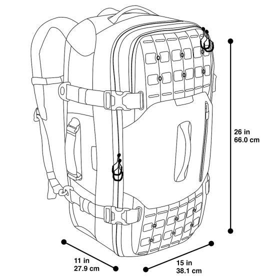 Bolsa de viaje Maxpedition Ironstorm en Tan