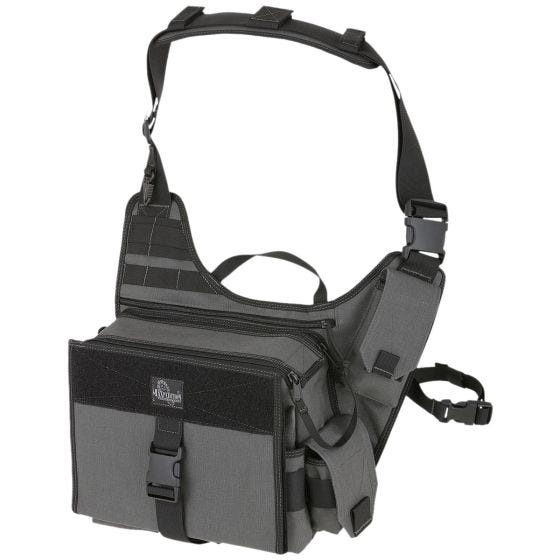Bolsa bandolera Maxpedition Jumbo A.S.R. Versipack en Wolf Gray