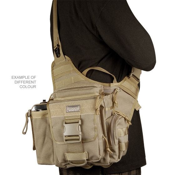 Bolsa bandolera Maxpedition Jumbo Versipack en negro