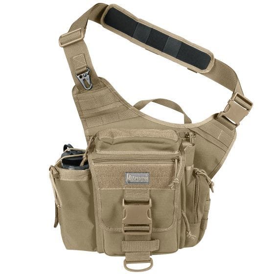 Bolsa bandolera Maxpedition Jumbo Versipack en caqui