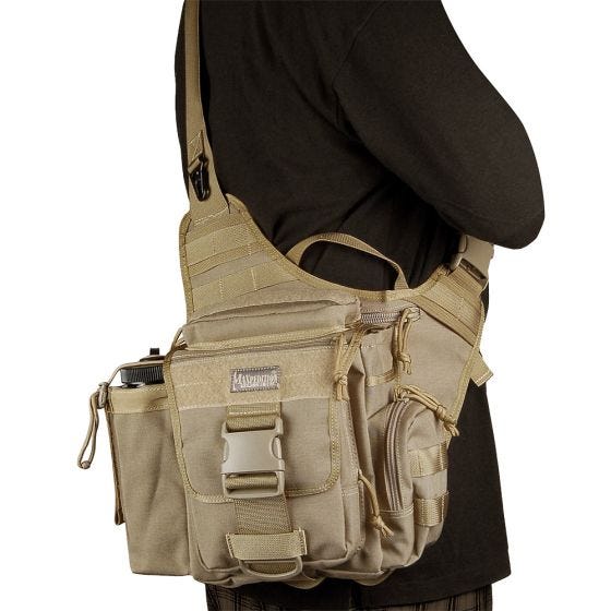 Bolsa bandolera Maxpedition Jumbo Versipack en caqui