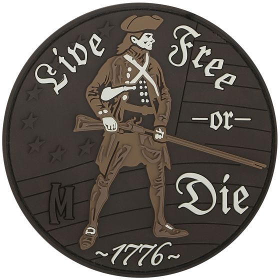 Parche Maxpedition Live Free or Die en Arid