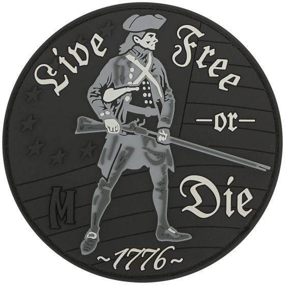 Parche Maxpedition Live Free or Die en SWAT
