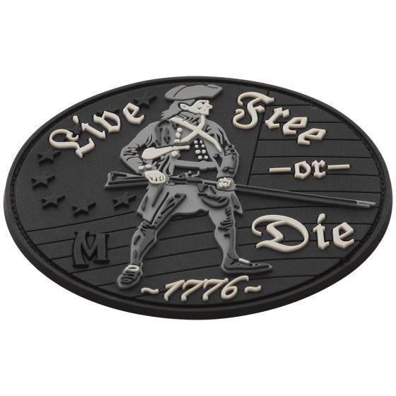 Parche Maxpedition Live Free or Die en SWAT