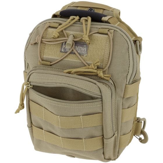 Mochila bandolera Maxpedition Remora en caqui