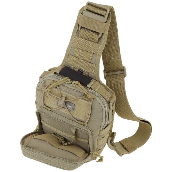 Mochila bandolera Maxpedition Remora en caqui