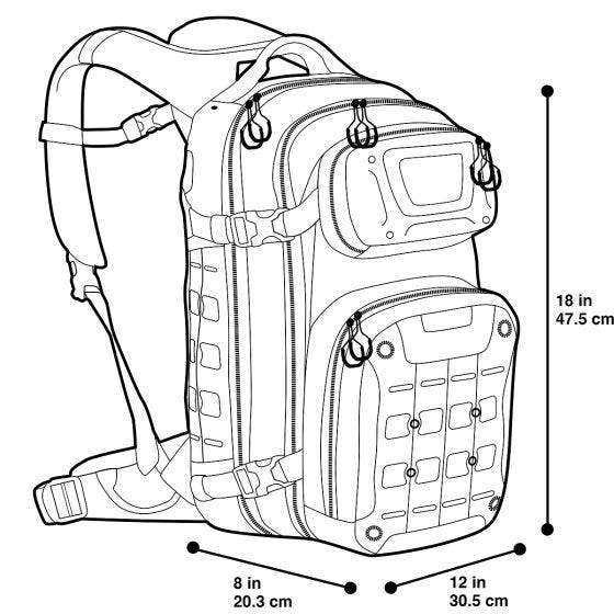 Mochila Maxpedition RiftCore en Tan
