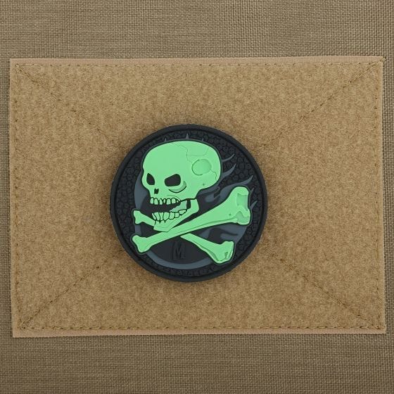 Parche con calavera Maxpedition en fosforescente