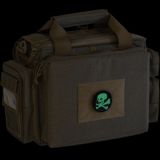 Parche con calavera Maxpedition en fosforescente