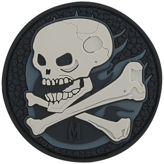 Parche con calavera Maxpedition en SWAT