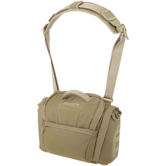 Bolsa bandolera para cámara Maxpedition Solstice en Tan