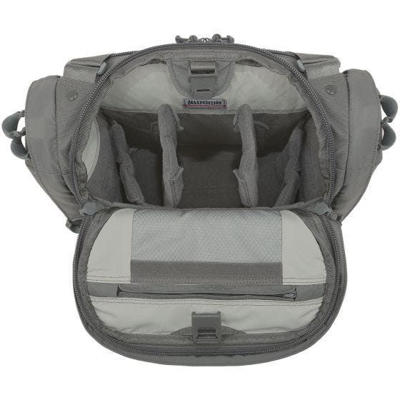 Bolsa bandolera para cámara Maxpedition Solstice en gris