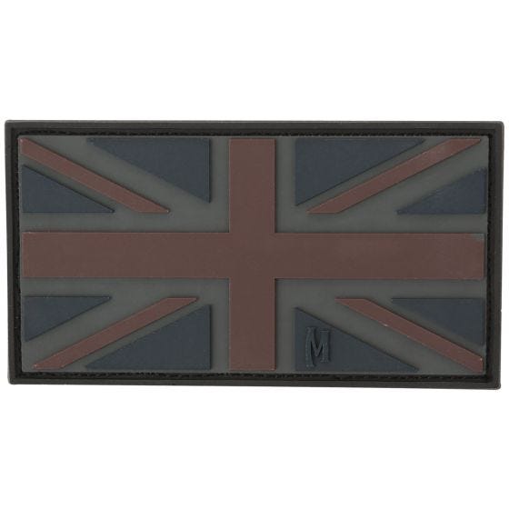 Parche con bandera del Reino Unido Maxpedition en tonos apagados