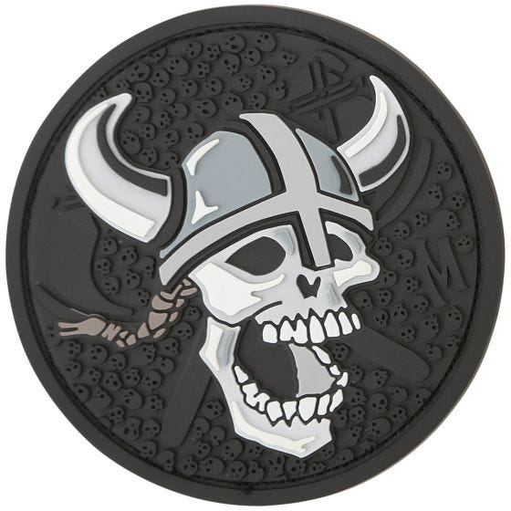 Parche con calavera vikinga Maxpedition en SWAT