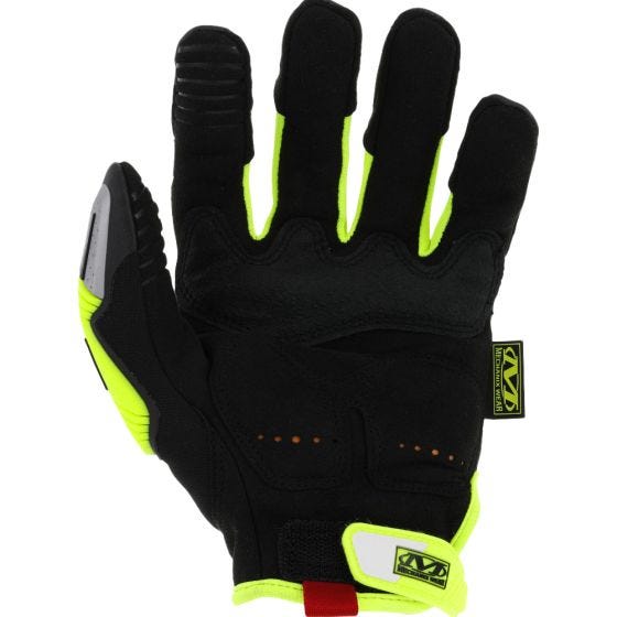 Guantes Mechanix Wear CR5 M-Pact de alta visibilidad en amarillo