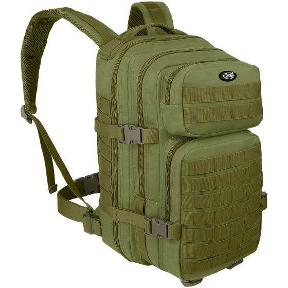 Mochila MFH Assault I en OD Green