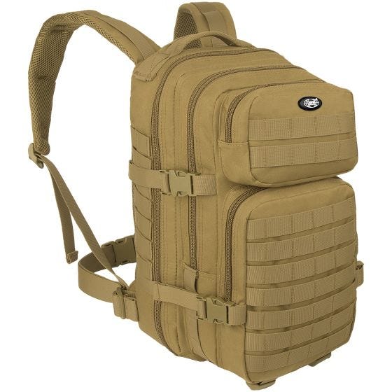 Mochila MFH Assault I en Coyote Tan
