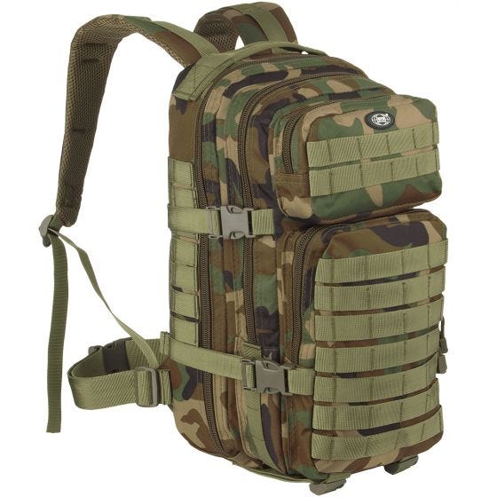 Mochila MFH Assault I en Woodland