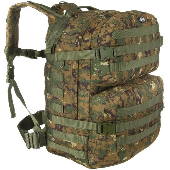 Mochila MFH Assault II en Digital Woodland