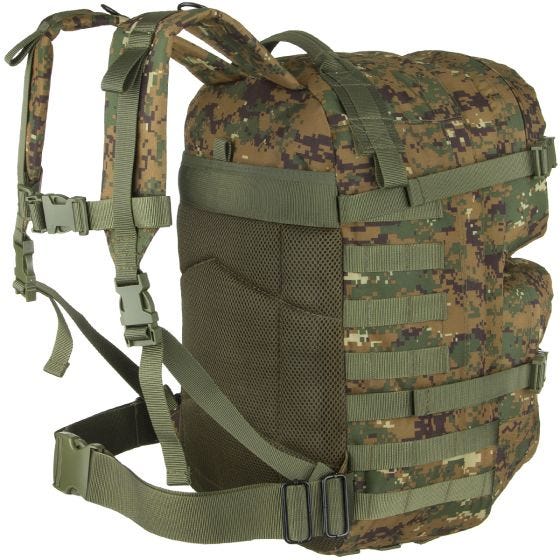 Mochila MFH Assault II en Digital Woodland