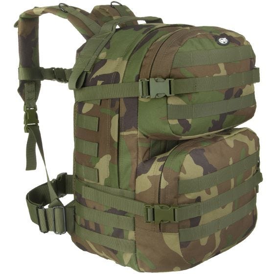 Mochila MFH Assault II en Woodland