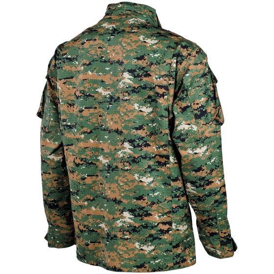 Chaqueta MFH ACU Field de Ripstop en Digital Woodland