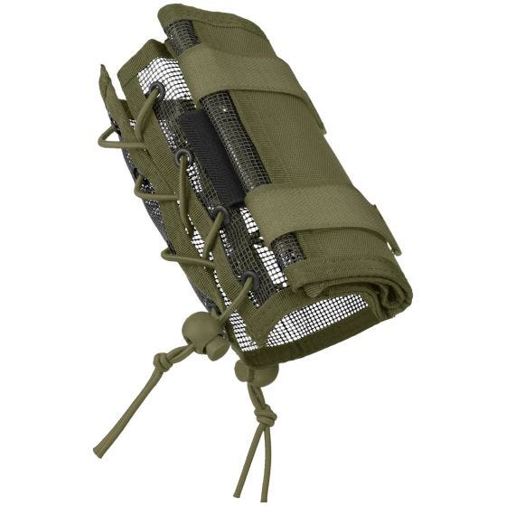 Bolsa para brazo MFH con bolsillos para mapa y dinero en OD Green
