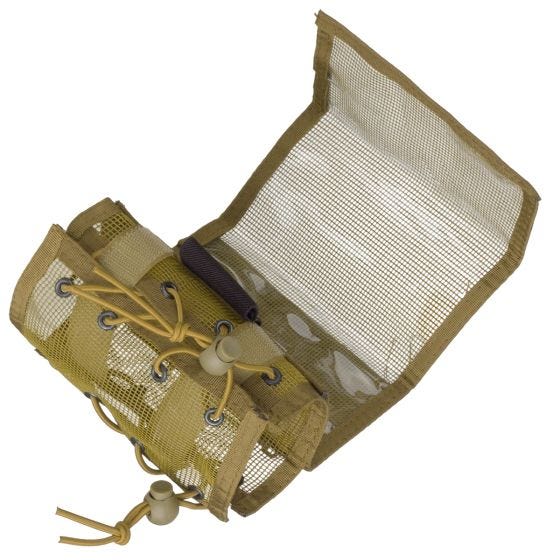 Bolsa para brazo MFH con bolsillos para mapa y dinero en Coyote Tan