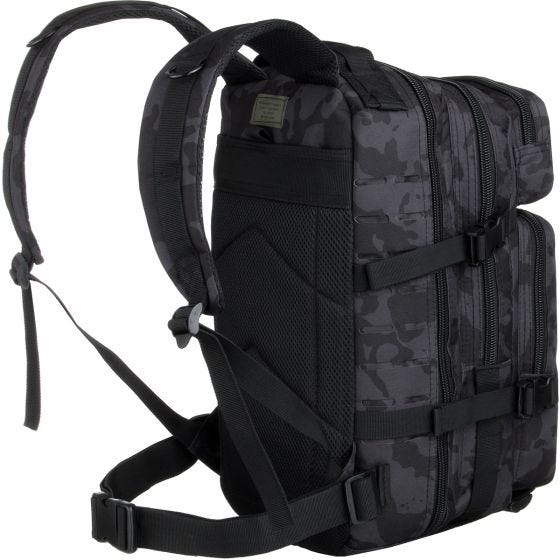 Mochila MFH Assault I Laser en Night Camo