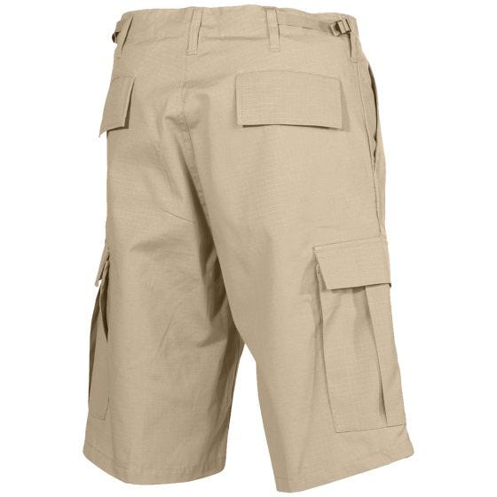 Bermudas MFH US BDU de Ripstop en caqui