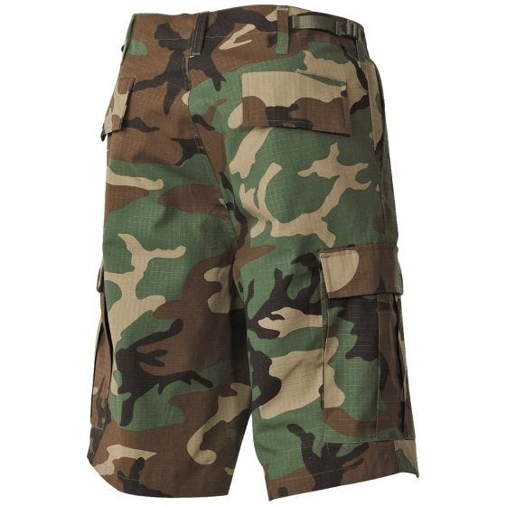Bermudas MFH US BDU de Ripstop en Woodland