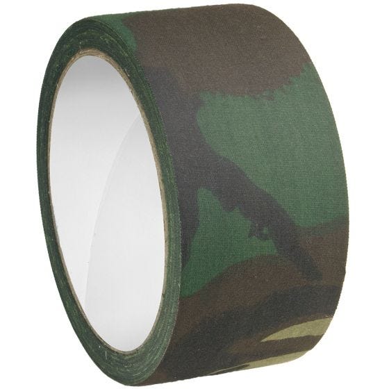 Cinta adhesiva de tela MFH de 5 cm x 10 m en Woodland
