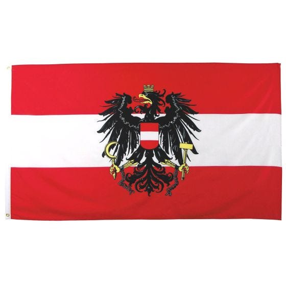 Bandera de Austria MFH de 90 x 150 cm