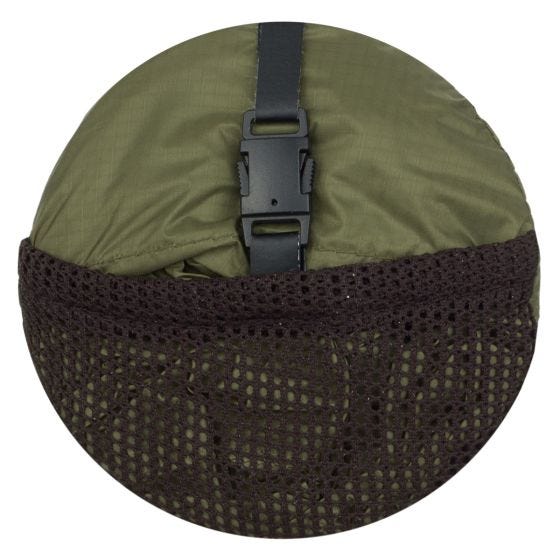 Bol plegable con bolsa MFH en OD Green