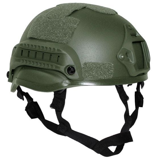 Casco MFH US MICH 2002 en verde oliva