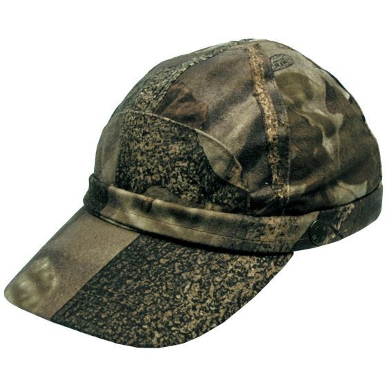 Gorra MFH Hunter con tira fluorescente en Hunter Marrón