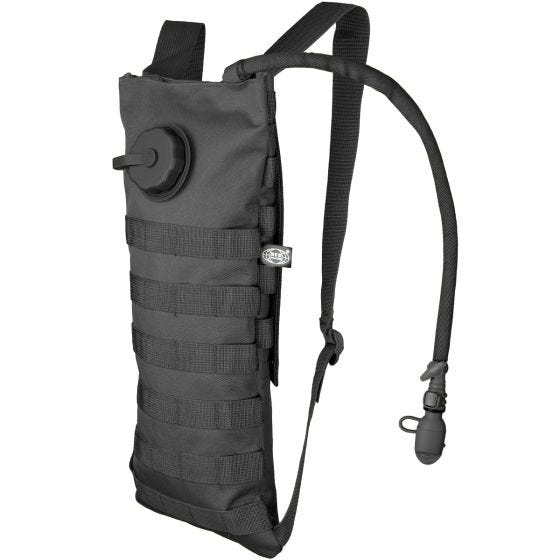 Set de hidratación MFH con bolsa y funda MOLLE en negro